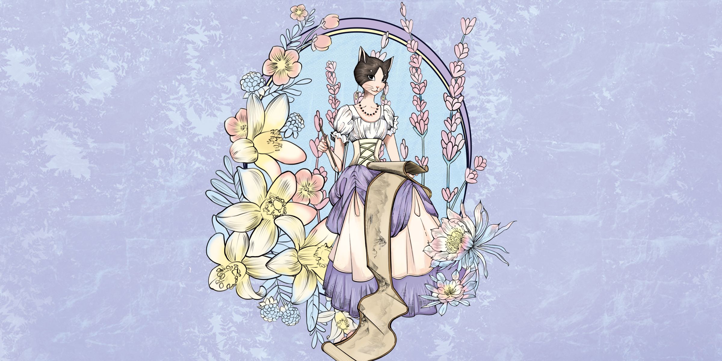 鏡像世界3D藝廊展覽館 2D平面區-赫本貓Hepburncat 二十四節氣系列-展覽館視覺圖