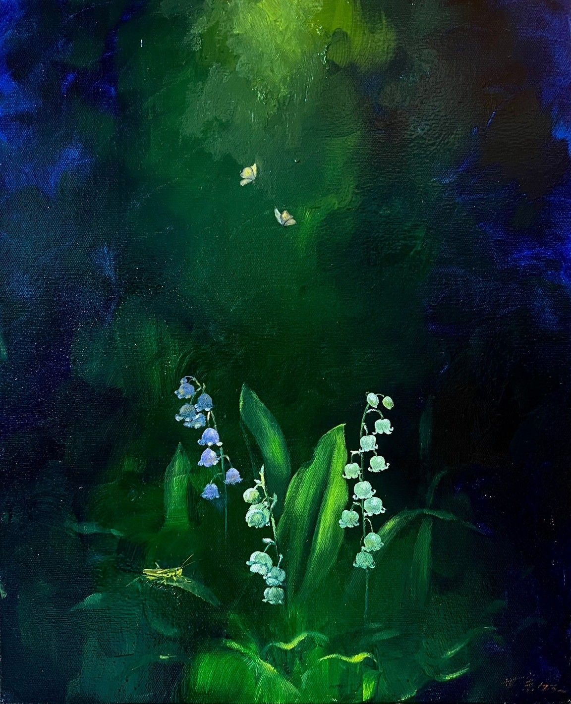 鏡像世界3D藝廊展覽館 2D平面區-陳世宗藝術家 動態館-作品:翠˙蝶