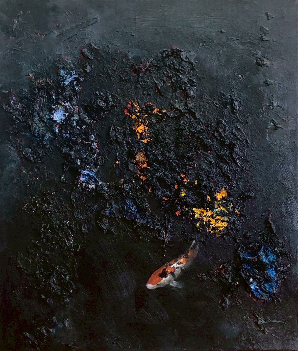 鏡像世界3D藝廊展覽館 2D平面區-陳世宗藝術家 浮雕館-作品:自在