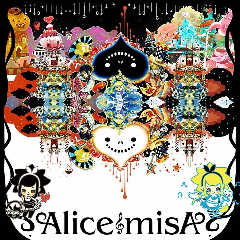 鏡像世界3D藝廊展覽館 2D平面區-AlicemisA 心夢幻鏡-作品:黑白鏡像原理Black and white mirror principle