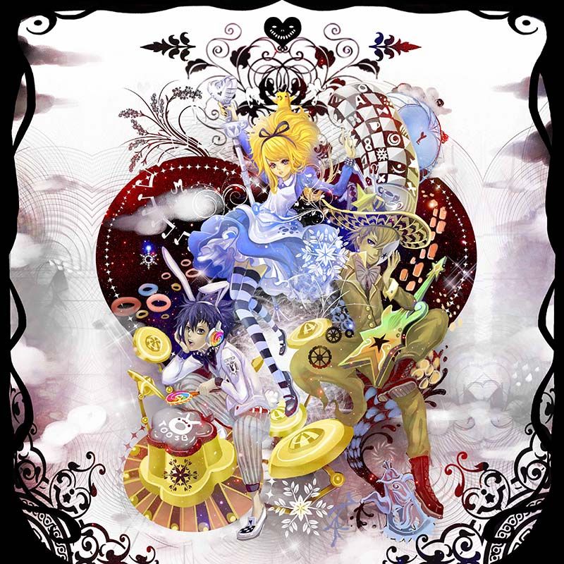 鏡像世界3D藝廊展覽館 2D平面區-AlicemisA 心夢幻鏡-作品:黑暗之鏡的夢遊者Sleepwalker