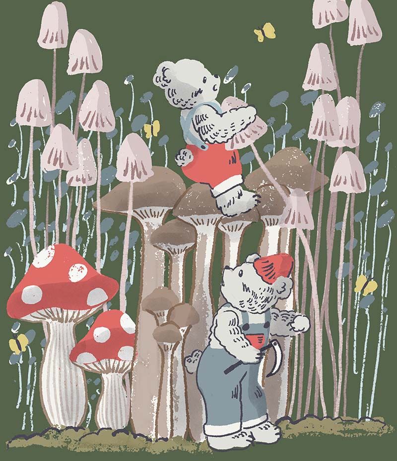 鏡像世界3d藝廊展覽館Fluffymuse Island-採菇趣