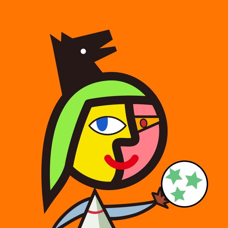 鏡像世界3D藝廊展覽館 2D平面區-PICASSO BOY & GIRL-作品:PBG020