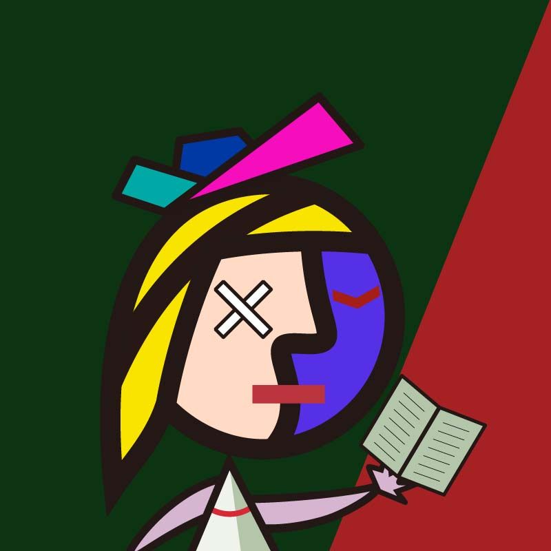 鏡像世界3D藝廊展覽館 2D平面區-PICASSO BOY & GIRL-作品:PBG007