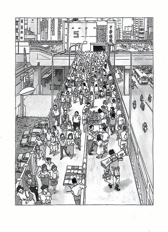 鏡像世界3D藝廊展覽館 2D平面區-小莊Sean Chuang-作品:天橋上的魔術師