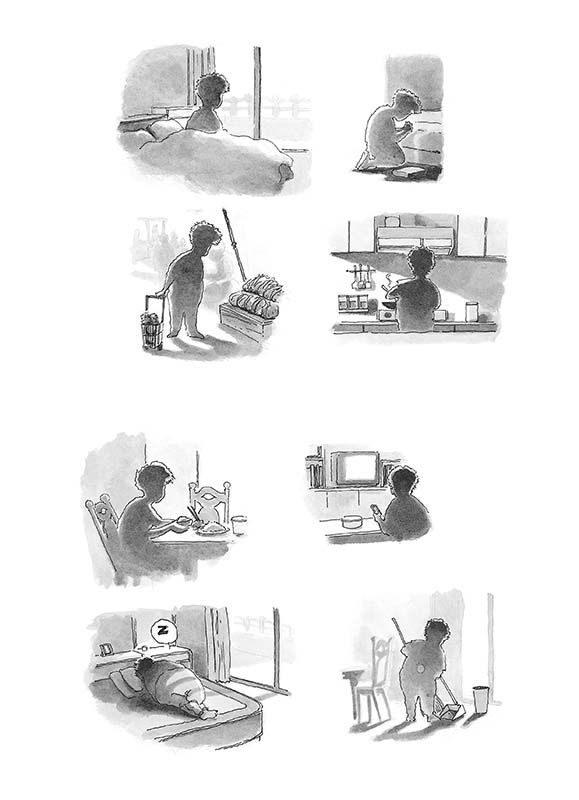 鏡像世界3D藝廊展覽館 2D平面區-小莊Sean Chuang-作品:廣告人手記