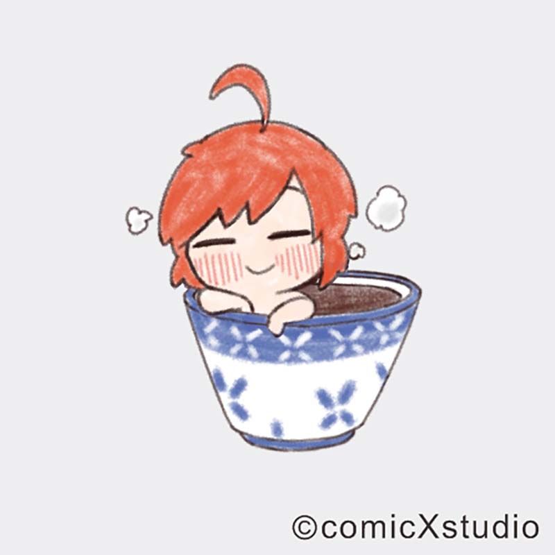 鏡像世界3D藝廊展覽館 2D平面區-茶葉少女-作品:杯子型茶葉少女-紅茶