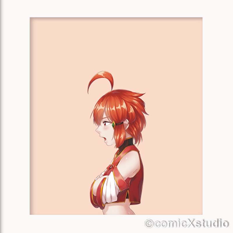 鏡像世界3D藝廊展覽館 2D平面區-茶葉少女-作品:出發-紅茶族之麗