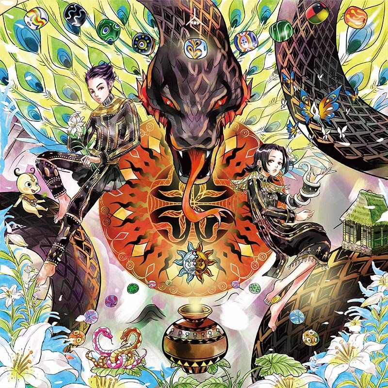 鏡像世界3D藝廊展覽館 2D平面區-塔哇歐瑪司Twa’omas-作品:大地的母親-魯凱族Rukai