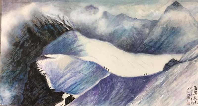 鏡像世界3D藝廊展覽館 2D平面區-旅讀心台灣雲夢新視界-作品:勇闖天涯