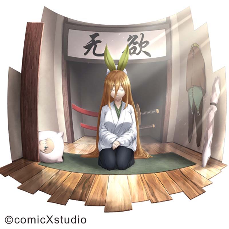 鏡像世界3D藝廊展覽館 2D平面區-茶葉少女-作品:情境時刻-烏龍茶族青衣流.乙女