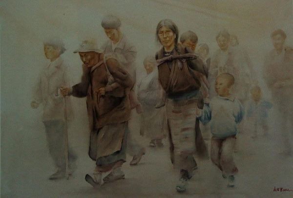 鏡像世界3D藝廊展覽館-tibet-作品:與祖母同行