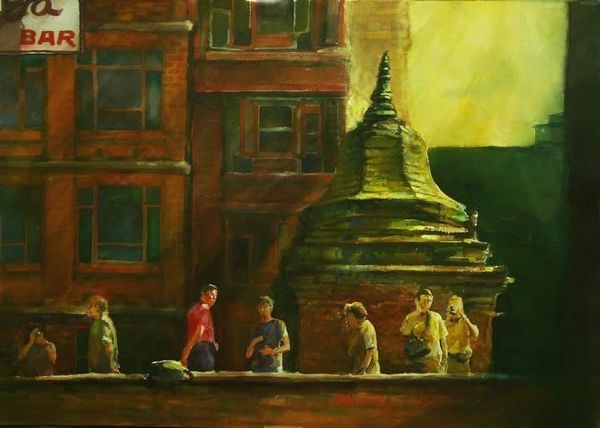 鏡像世界3D藝廊展覽館-tibet-作品:黃昏之旅