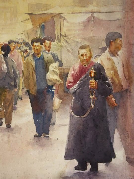 鏡像世界3D藝廊展覽館-tibet-作品:轉經之路