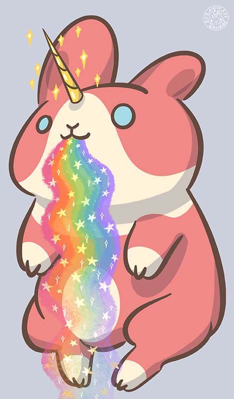 鏡像世界3D藝廊展覽館-Adhd_Unicorn_Rabbit-作品:放空是最快樂的事