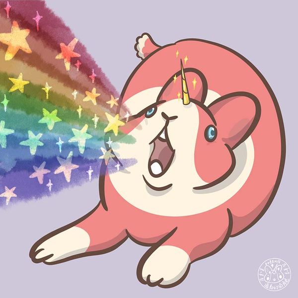 鏡像世界3D藝廊展覽館-Adhd_Unicorn_Rabbit-作品:吼喔喔喔!Roooar 