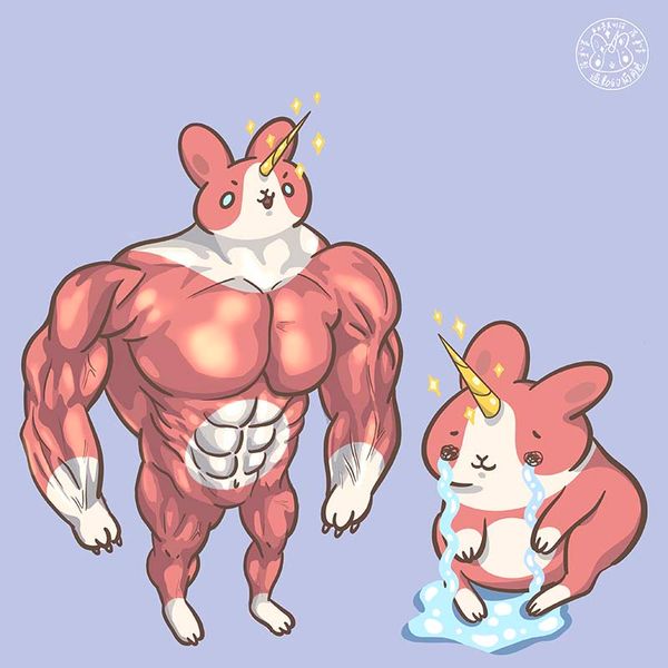 鏡像世界3D藝廊展覽館-Adhd_Unicorn_Rabbit-作品:過動症的青少年vs過動症的成人