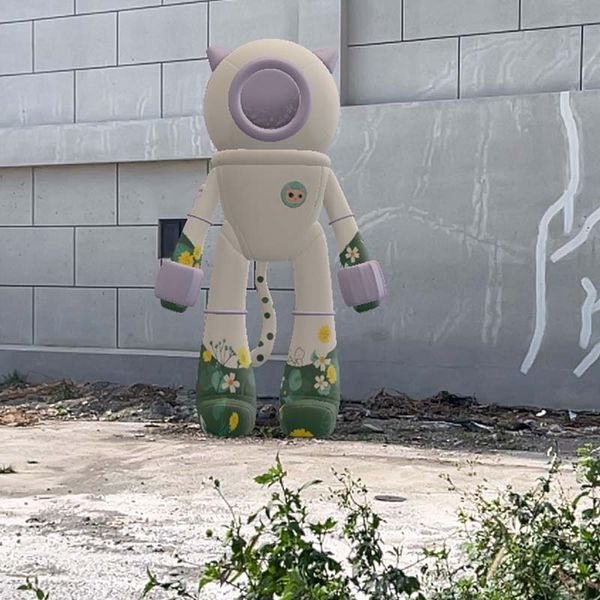 鏡像世界3D藝廊展覽館-Bias-作品:AR -蒲公英