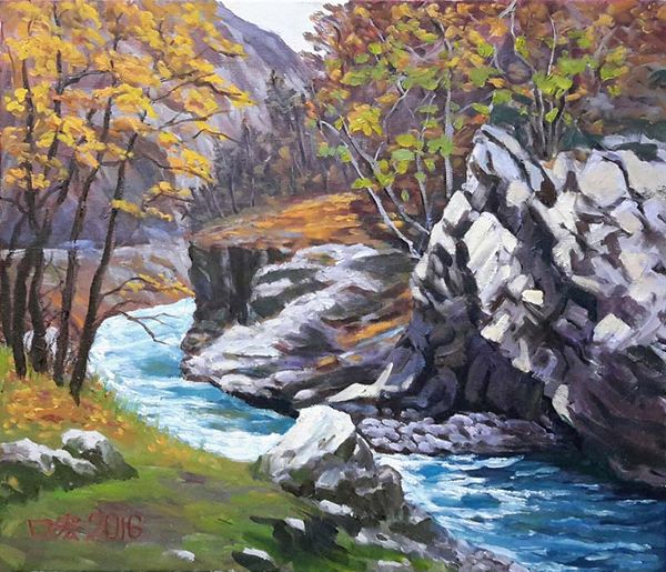 鏡像世界3D藝廊展覽館-Chen_Kun_Hong-作品:秋之河道