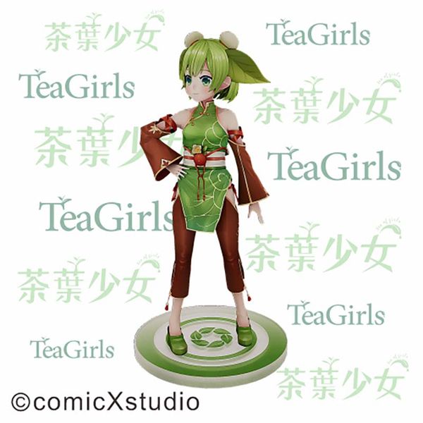 鏡像世界3D藝廊展覽館-Tea-Girl-作品:3D造型手辦公仔-可琳